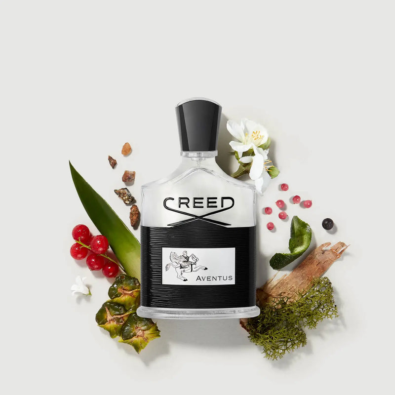 Flacon Aventus de Creed, parfum homme de niche