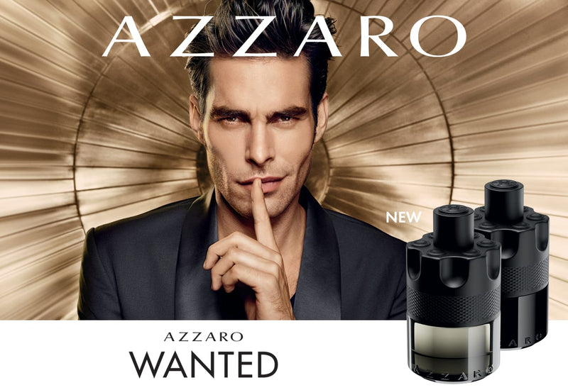 Campagne The Most Wanted d'Azzaro, parfum homme