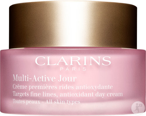Multi-Active Jour Toutes peaux Crème anti-âge 30 ans Clarins, soin visage 50 ml | Poudrine Dakar